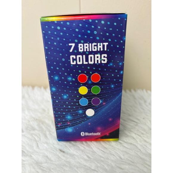 LED Light Up Portable Bluetooth Speaker 7 Bright Colors Rechargeable USB - Picture 3 of 3